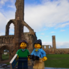 Sightseeing in the historical Old Town - first stop, the ruins of St Andrews Cathedral